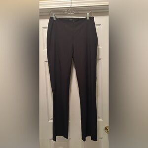 Black Straight-Leg Trousers